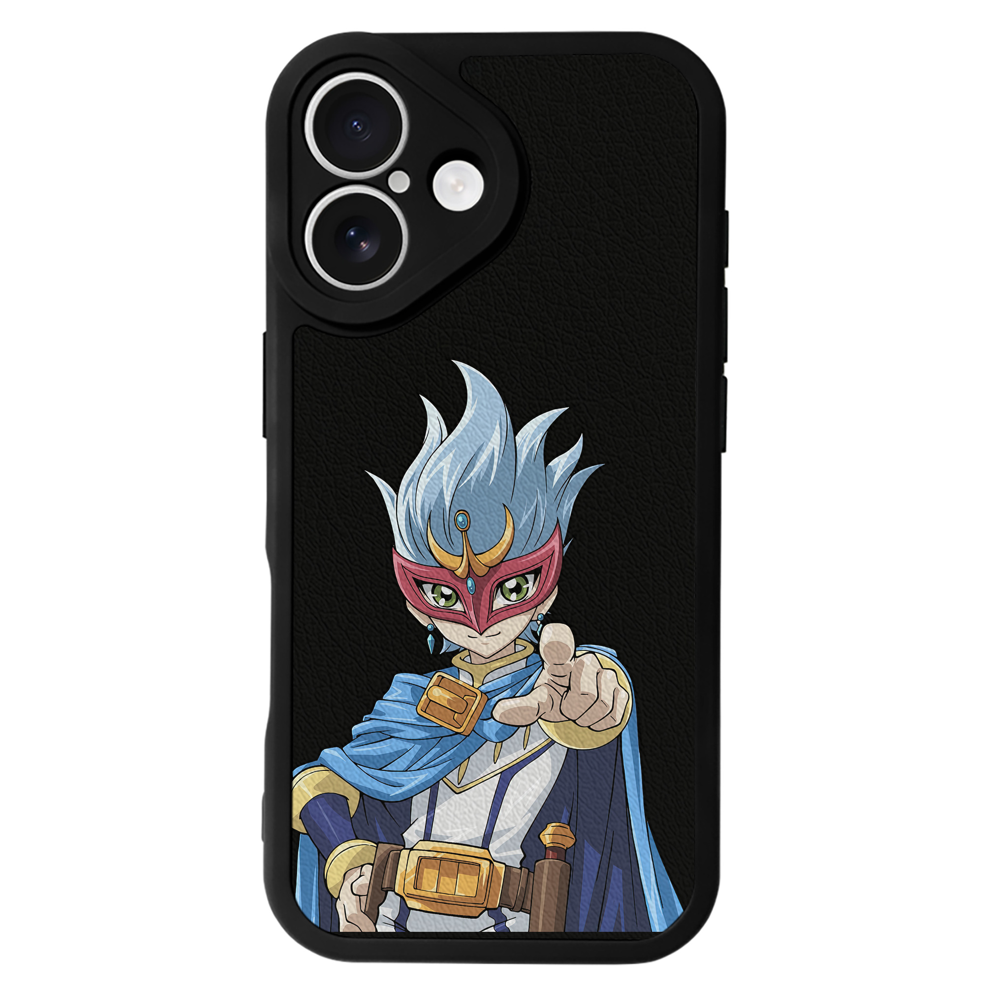 遊☆戯☆王 Yu-Gi-Oh! 【iPhone 16シリーズ対応】シリコンスマホケース（レザー調） 材質：シリコン
